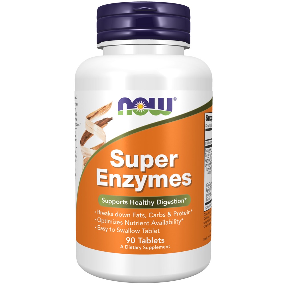 Now Vitamins - Super Enzymes 90 Tabs