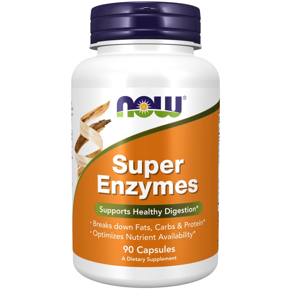 Now Vitamins - Super Enzymes Caps 90 Capsules