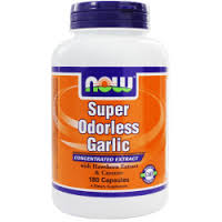 Now Vitamins - Super Odorless Garlic 50Mg 180 caps-OUT OF STOCK