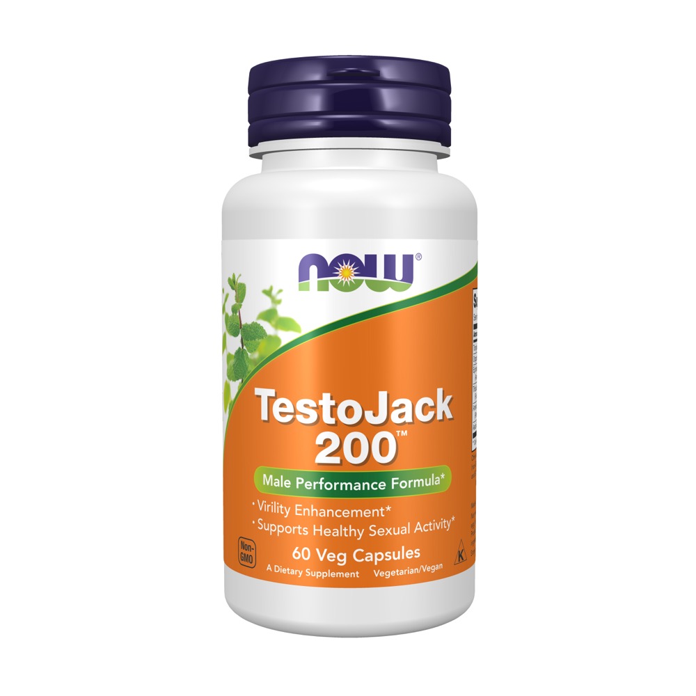 Now Vitamins - Testojack 200 60 Vcaps    