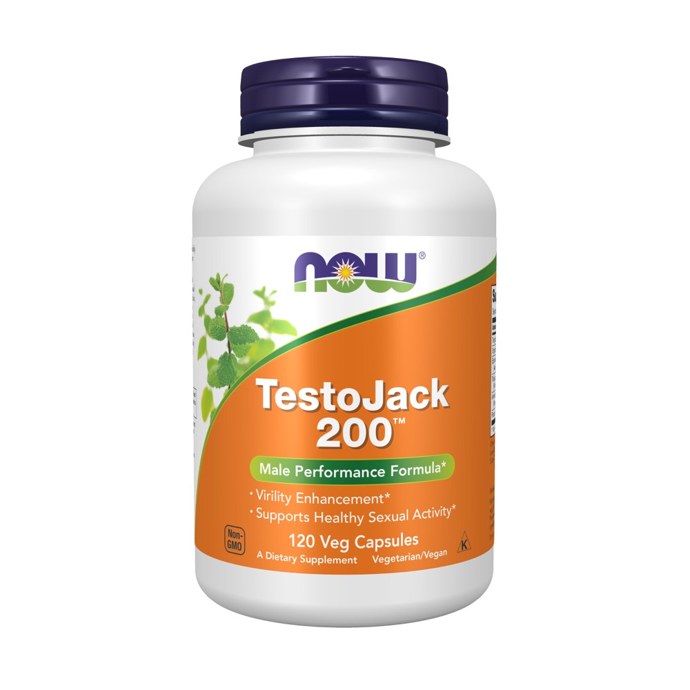 Now Vitamins - TestoJack 200 Extra Strength 120 Veg Caps   