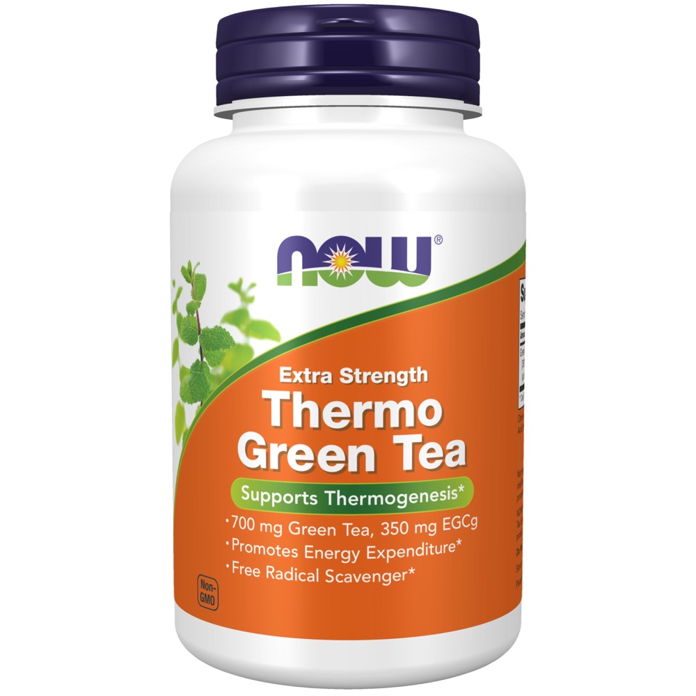 Now Vitamins - Thermo Green Tea 90 Veg Cap