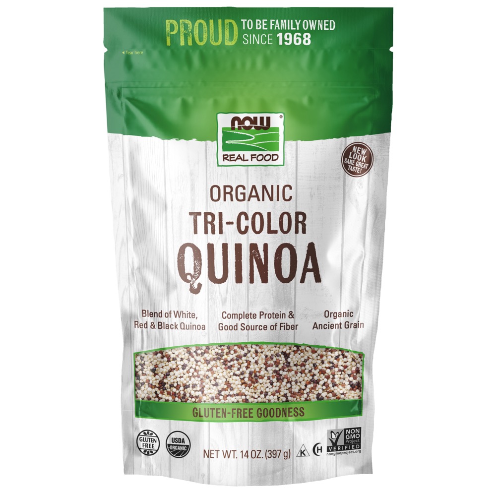 Now Vitamins - Tri-Color Quinoa 14 oz.