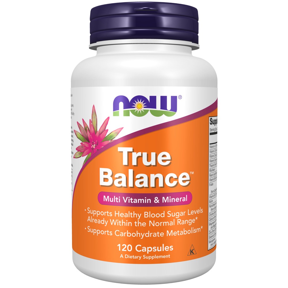 Now Vitamins - True Balance 120 Caps (Multi-Vitamin Supporting Natural Glucose Metabolism) -OUT OF STOCK