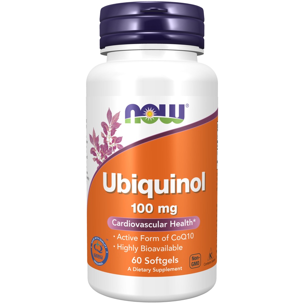 Now Vitamins - Ubiquinol 100 Mg 60 Softgels
