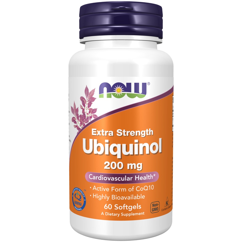 Now Vitamins - Ubiquinol 200 Mg Extra Strength 60 Softgels