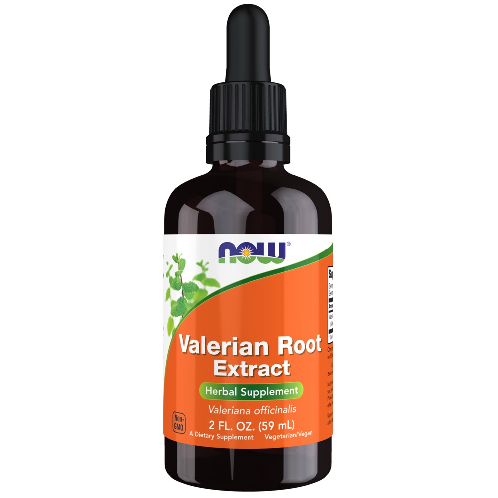 Now Vitamins - Valerian Root Extract 2 oz