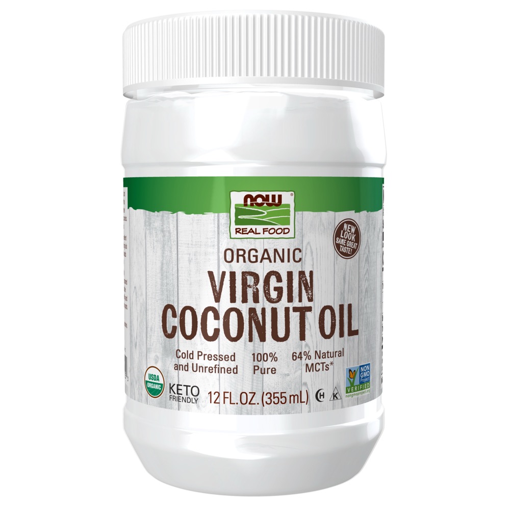Now Vitamins - Virgin Coconut Oil 12 oz. Organic, Non GE