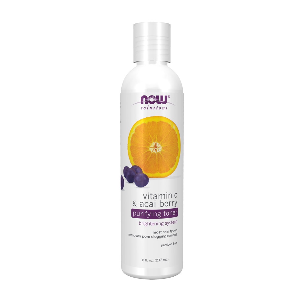 Now Vitamins - Vitamin C & Acai Berry Purifying Toner 8 Fl. oz.