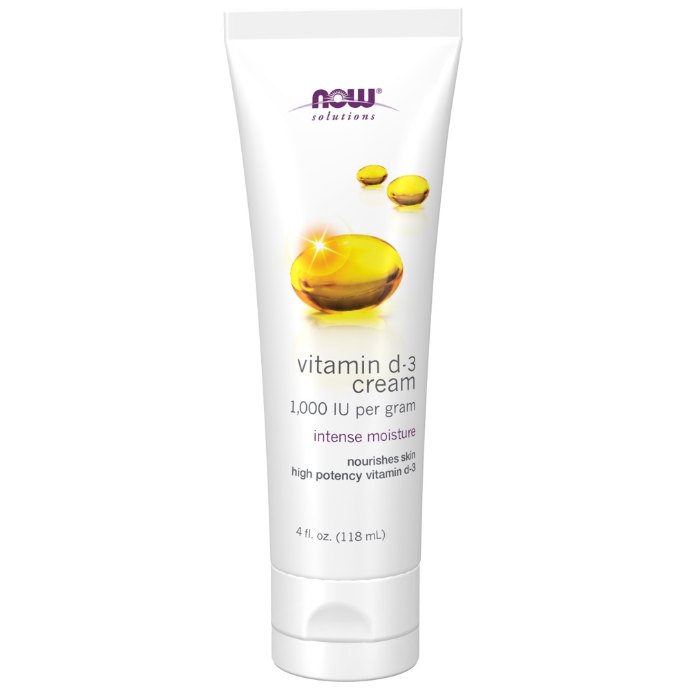Now Vitamins - Vitamin D-3 Cream 1000 IU/g - 4fl. oz.