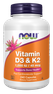 Now Vitamins - D-3 (Vitamin) & K2 240 Capsules