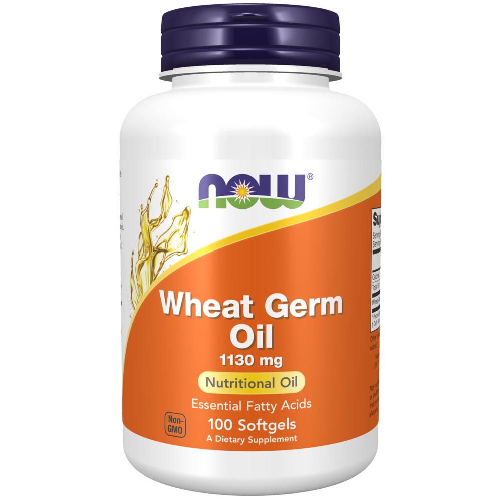 Now Vitamins - Wheat Germ Oil 20 Minum 100 Sgels