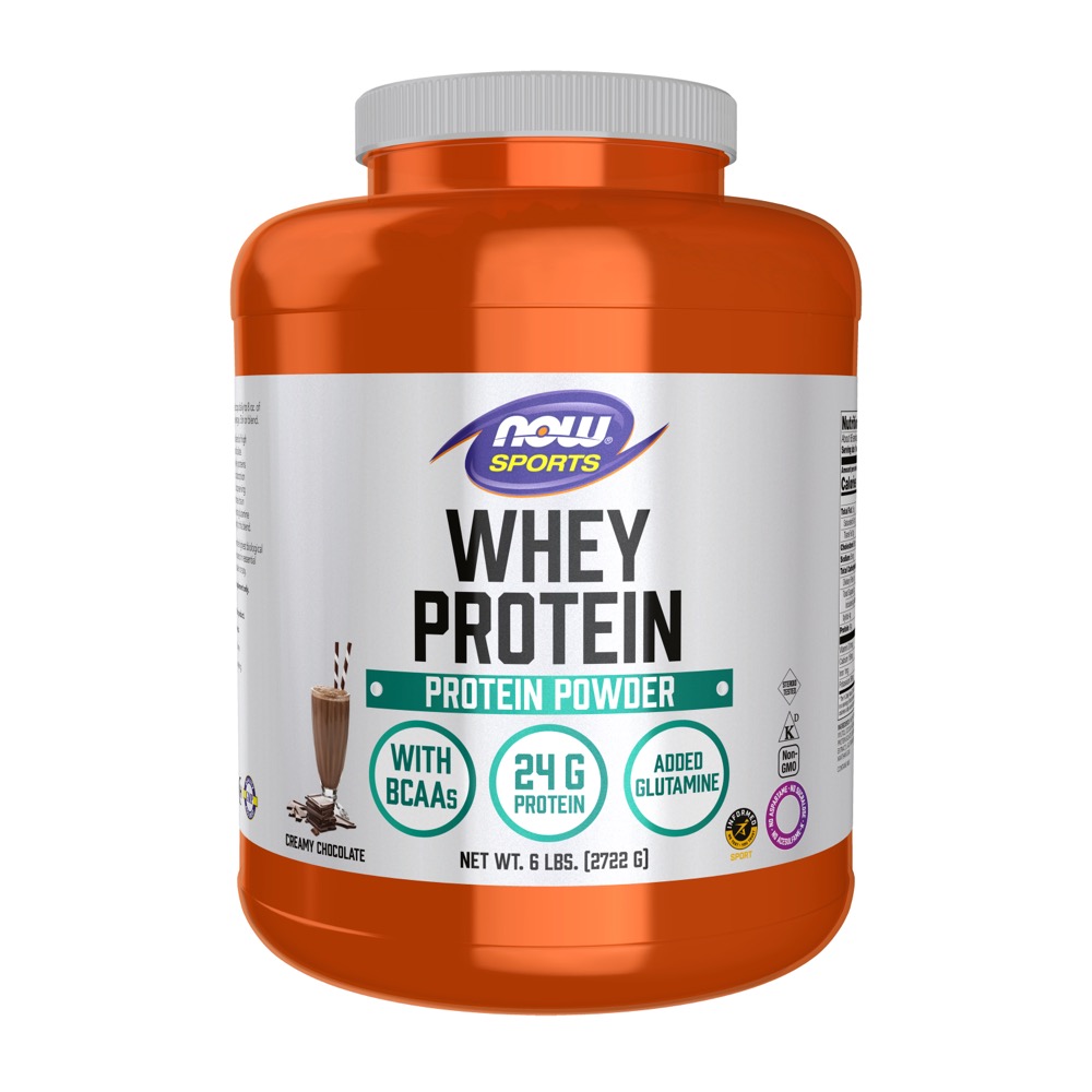 Now Vitamins - Whey Protein 6 Lbs. Dutch Chocolate
