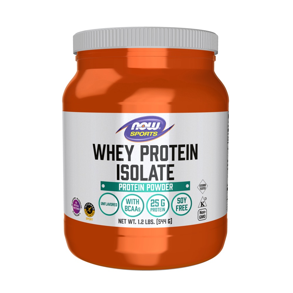Now Vitamins - Whey Protein Isolate 1.2 Lb. Natural Unflavored