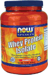 Now Vitamins - Whey Protein Isolate Strawberry 2/Lbs  TEMPORARILY UNAVAILABLE