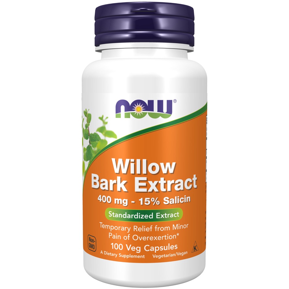 Now Vitamins - White Willow Bark 400Mg 100 Caps