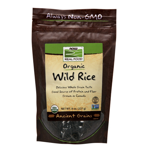 Now Vitamins - Wild Rice, Organic 8 Oz.  
