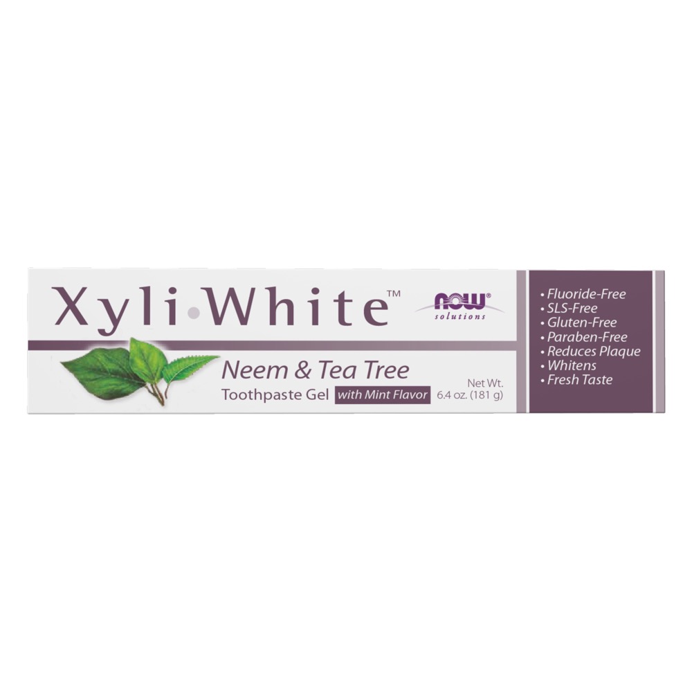 Now Vitamins - XyliWhite Neem & Tea Tree Toothpaste 6.4 oz.-