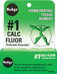 NuAge   #1 Calc Fluor 125 Tabs      TEMPORARILY UNAVAILABLE