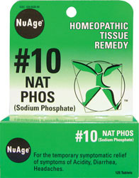 NuAge #10 Nat Phos 125 Tabs