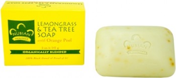 Nubian Bar Soap Lemongrass & T-Tree 5 OZ-OUT OF STOCK