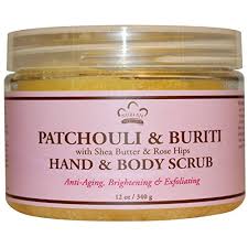 Nubian Hand&Body Scrub Patchouli 12Oz TEMPORARELY UNAVAILABLE