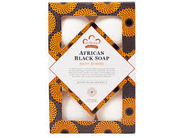 Nubian Bath Bomb,Africn Blk Soap 6 CT/2OZ-UNAVAILABLE