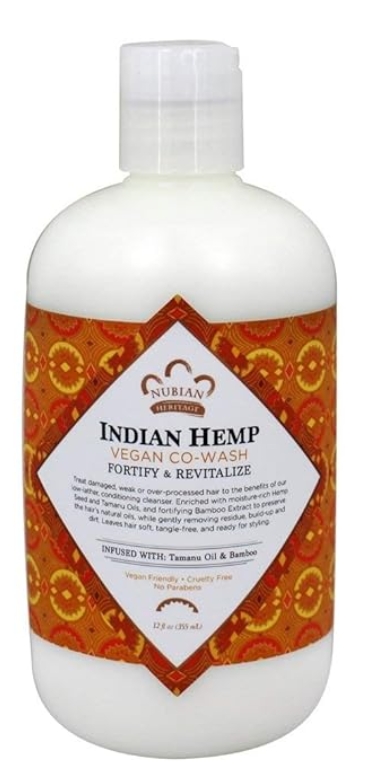 Nubian Indian Hemp Vegan Co-Wash 12 oz     TEMPORARILY UNAVAILABLE