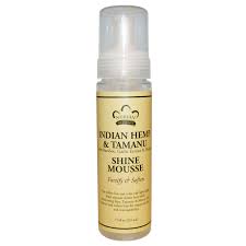 Nubian Mousse Indian Hemp & Tamanu Shine 7.5oz