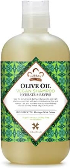 Nubian Olive Oil Vegan Shampoo 12 oz