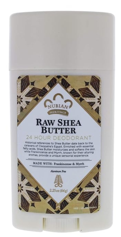 Nubian Deodorant Raw Shea Butter 2.25 oz