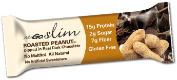 Nugo Bar - Nugo Slim Roasted Peanut 12/ 1.59 oz each    TEMPORARILY UNAVAILABLE