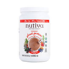 Nutiva Organic Plant Based Protein Chocolate 21.6 oz.-OUT OF STOCK