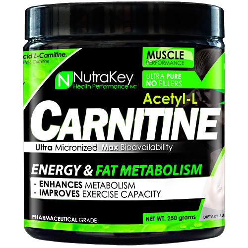 Nutrakey Acetyl L-Carnitine 250G 500/Serv