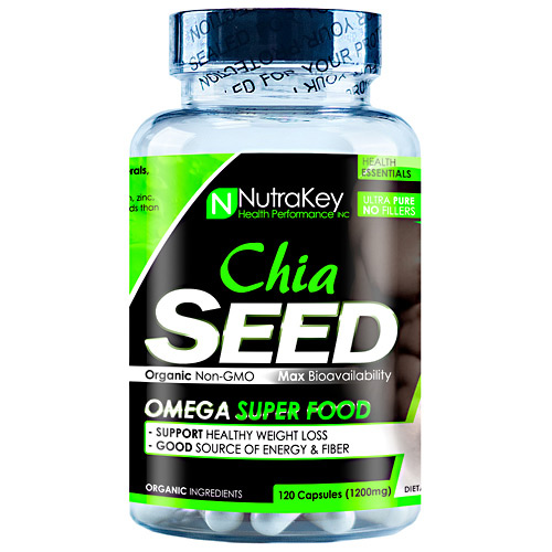Nutrakey Chia Seed 120 Capsules     TEMPORARILY UNAVAILABLE