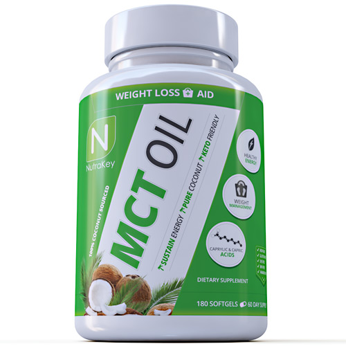 Nutrakey MCT Oil 180 Softgels