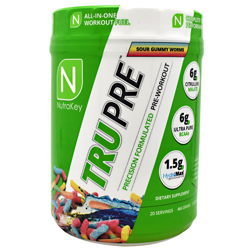 Nutrakey Tru Pre Sour Gummy Worms 20/Serv     TEMPORARILY UNAVAILABLE