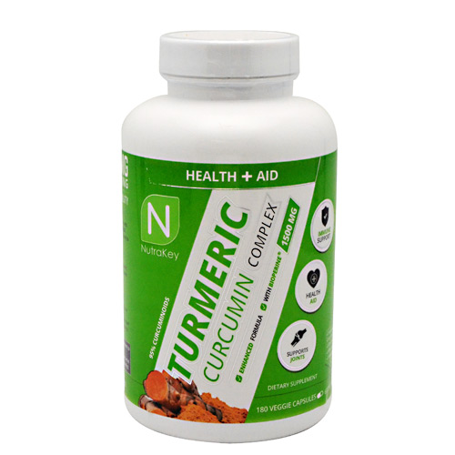 Nutrakey Turmeric Curcumin Complex 180 Caps-OUT OF STOCK
