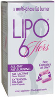 Nutrex - Lipo 6 Hers 120 Multi-Phase Capsules 