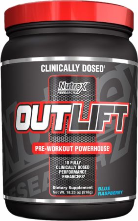 Nutrex - Outlift Blue Raspberry 20 servings TEMPORARILY UNAVAILABLE