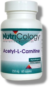 Nutricology Acetyl L-Carnitine 250 Mg 60