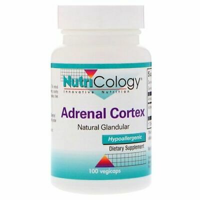 Nutricology Adrenal Cortex 100 mg 100 Vegicaps