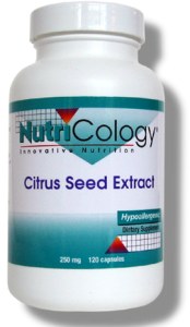 Nutricology Citrus Seed Extract, 250 Mg 120