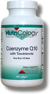 Nutricology Co Q10 W/ Tocotrienols 200