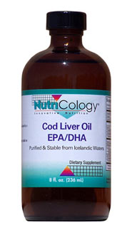 Nutricology Codliver Oil Epa/Dha Lemon 8Oz