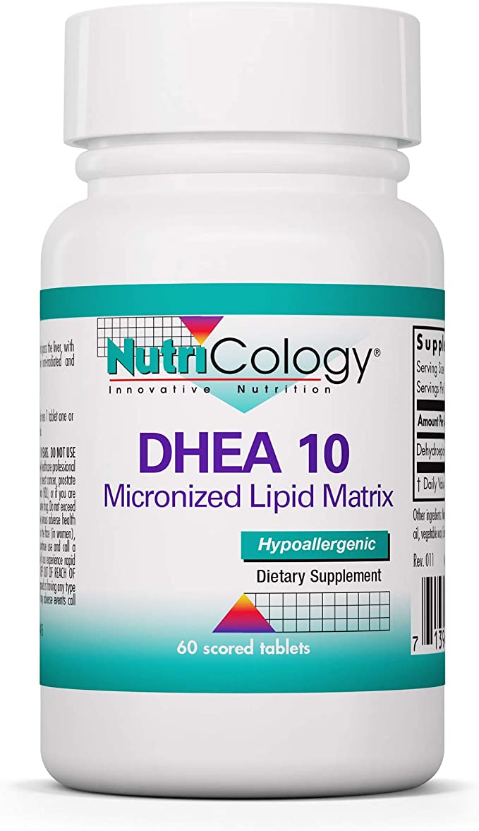 Nutricology Dhea 10mg Sust Release Tabs 60 Tablet
