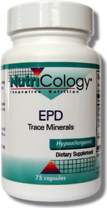 Nutricology Epd Trace Minerals,Vegicaps 75