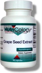 Nutricology Grape Seed Extract, Vegicaps 90