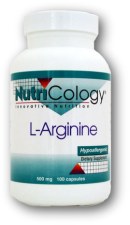 Nutricology L-Arginine, 500 Mg, 250 Vegicaps 250