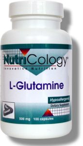 Nutricology L-Glutamine, 500 Mg, Vegicaps 100